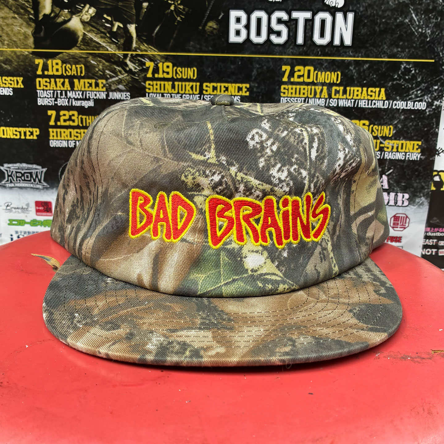 BAD BRAINS CAP CAMOLOGO
