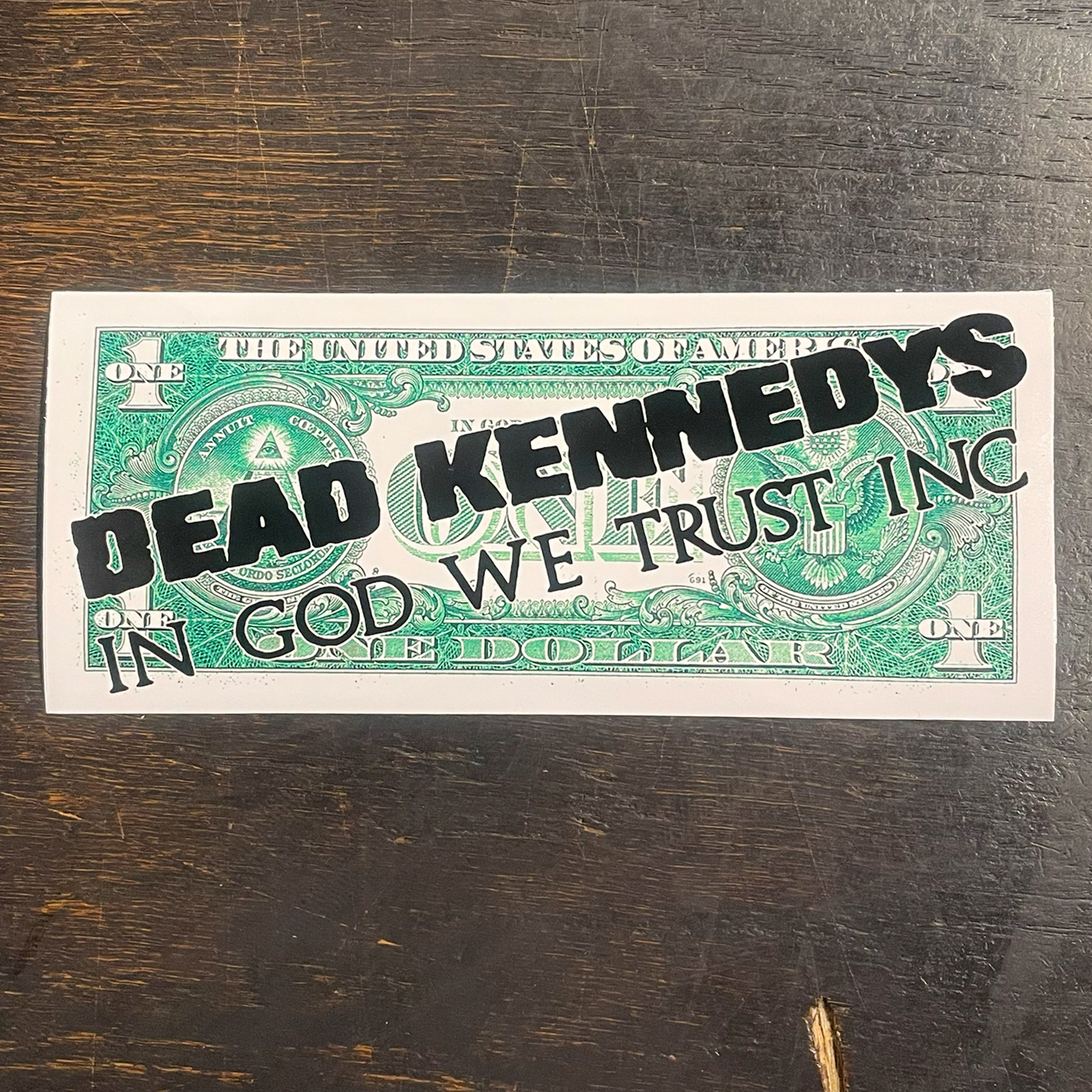 DEAD KENNEDYS ステッカー IN GOD WE TRUST INC.