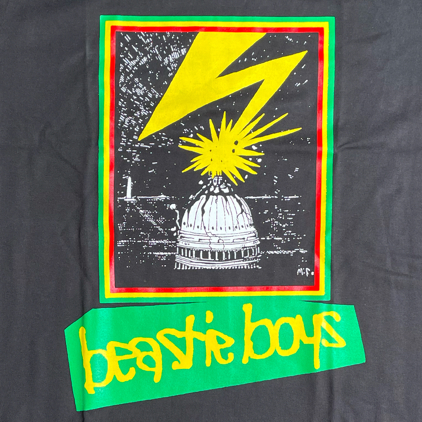 BEASTIE BOYS Tシャツ CAPITOL BLACK