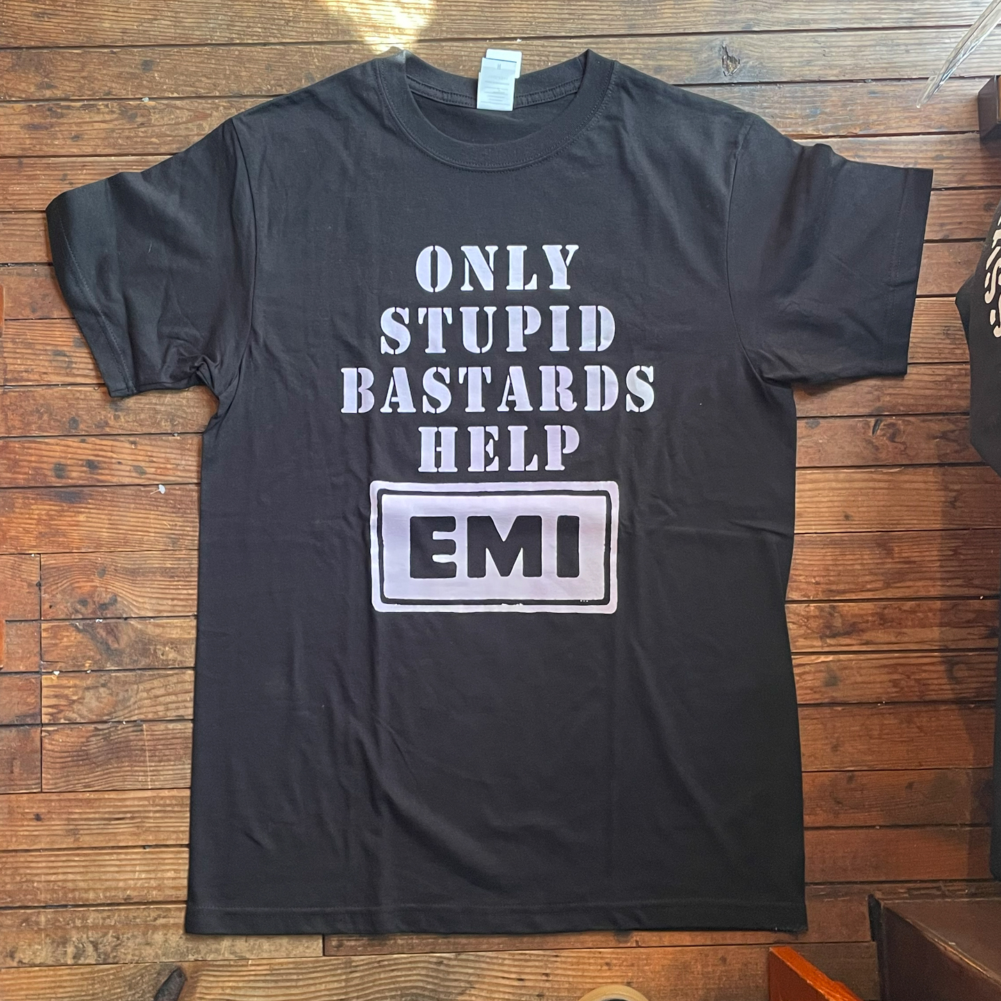 CONFLICT Tシャツ Only Stupid Bastards Help EMI