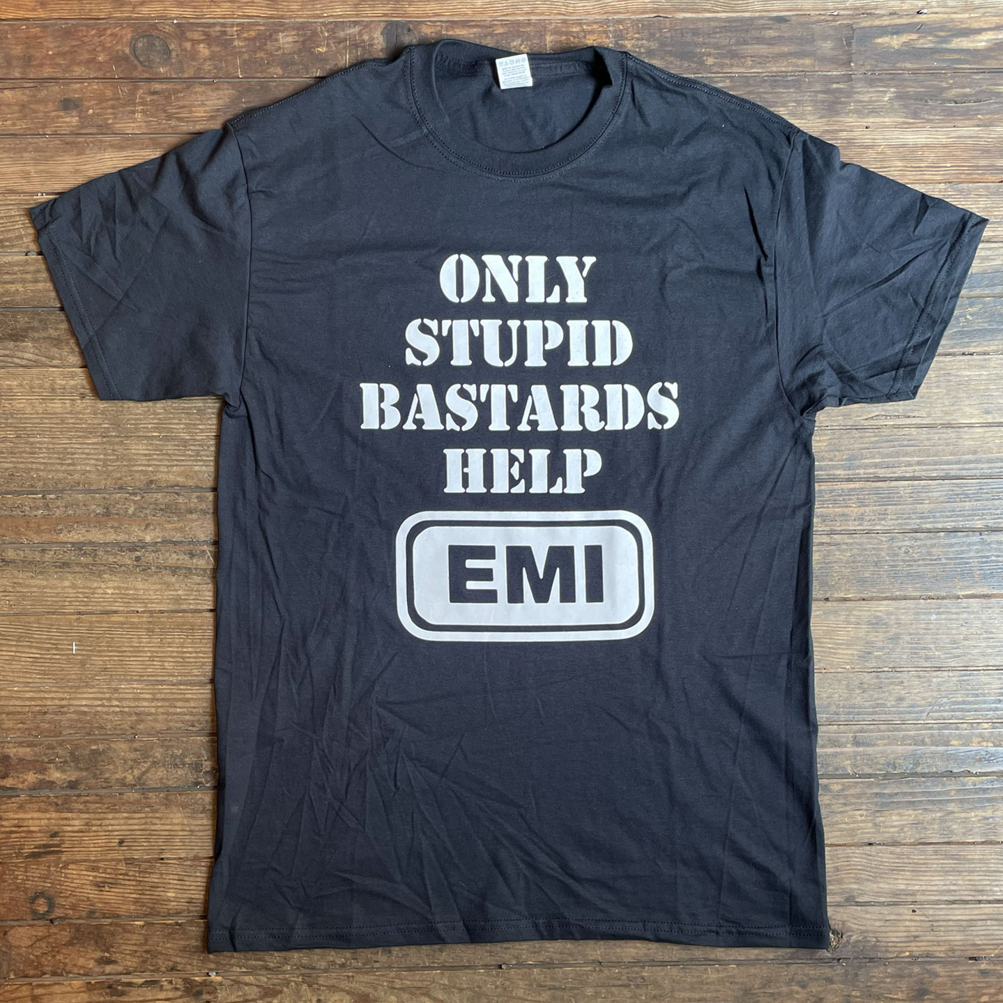 CONFLICT Tシャツ Only Stupid Bastards Help EMI