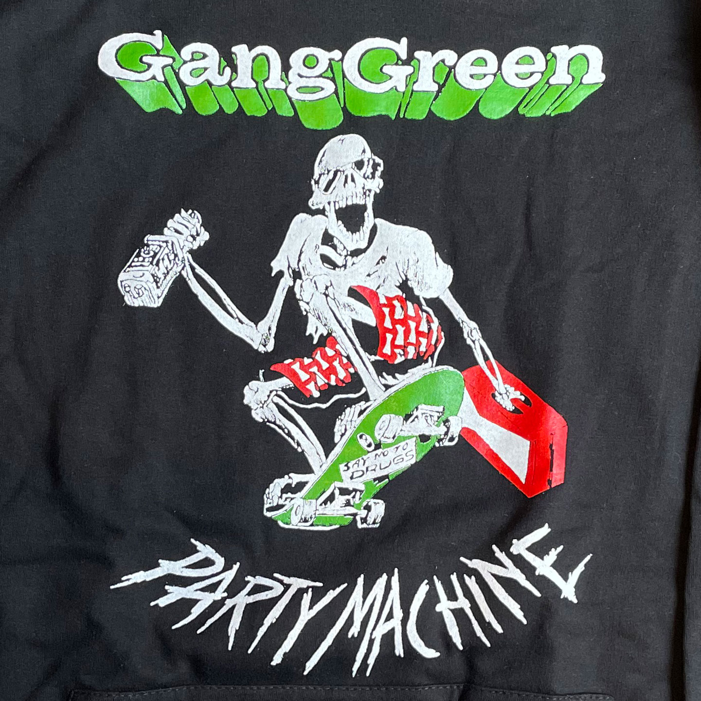 GANG GREEN パーカー PARTY MACHINE