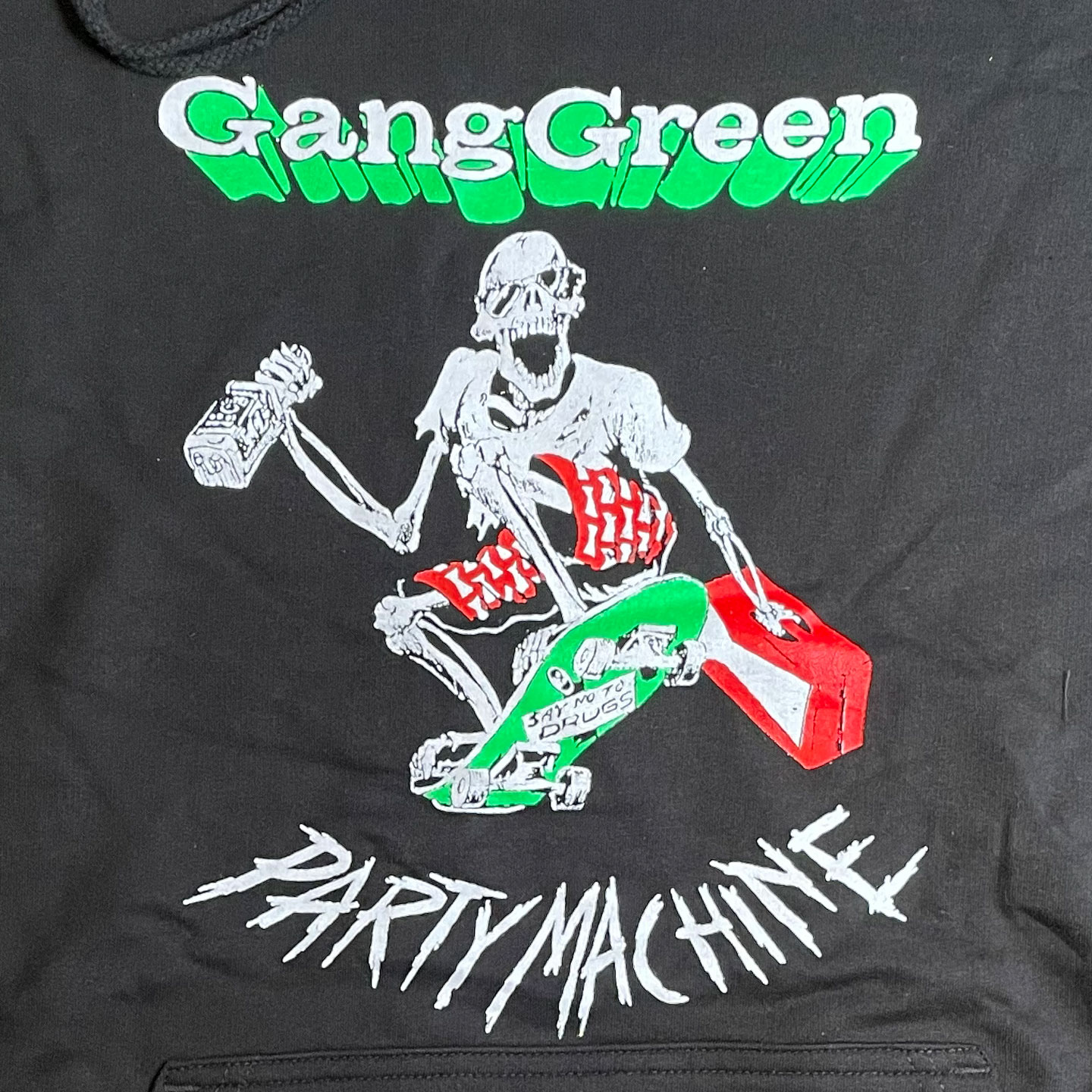 GANG GREEN パーカー PARTY MACHINE