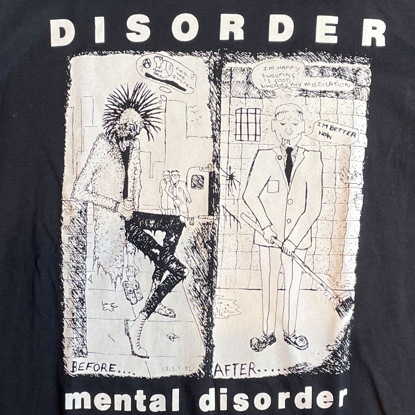 DISORDER ロングスリーブＴシャツ MENTAL DISORDER オフィシャル
