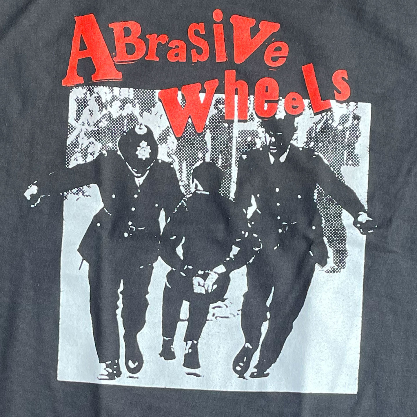 ABRASIVE WHEELS Tシャツ POLICE オフィシャル！