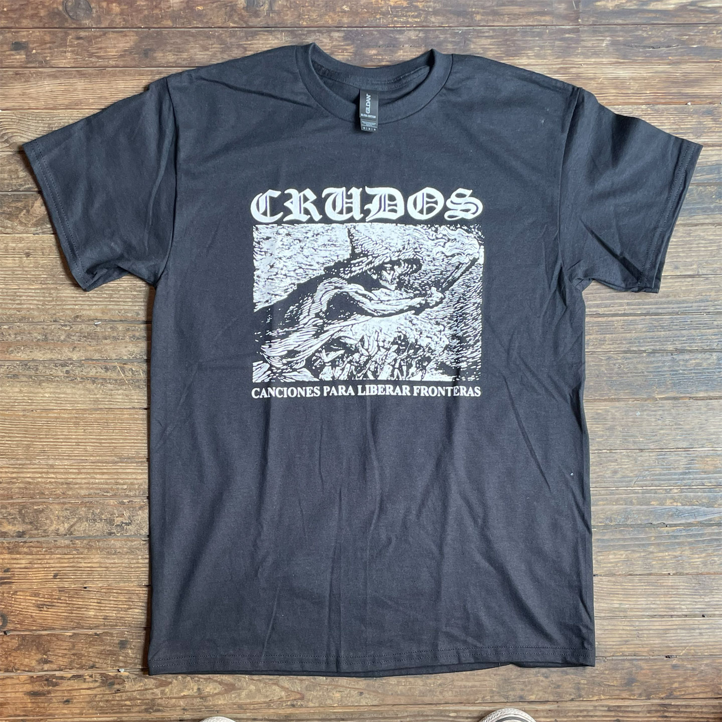 LOS CRUDOS Tシャツ CANCIONES PARA LIBERAR FRONTERAS