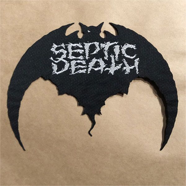 SEPTIC DEATH 刺繍ワッペン ダイカットBAT | 45REVOLUTION