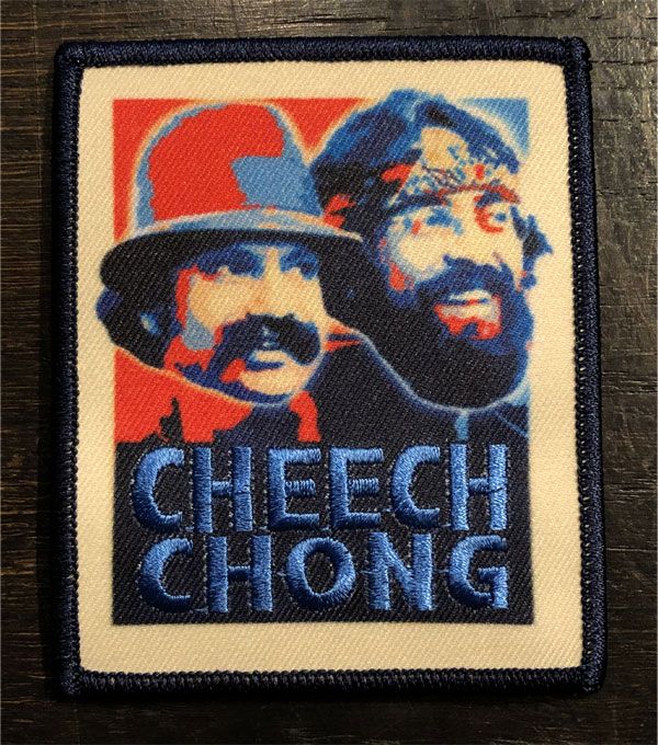 Cheech & Chong 刺繍ワッペン