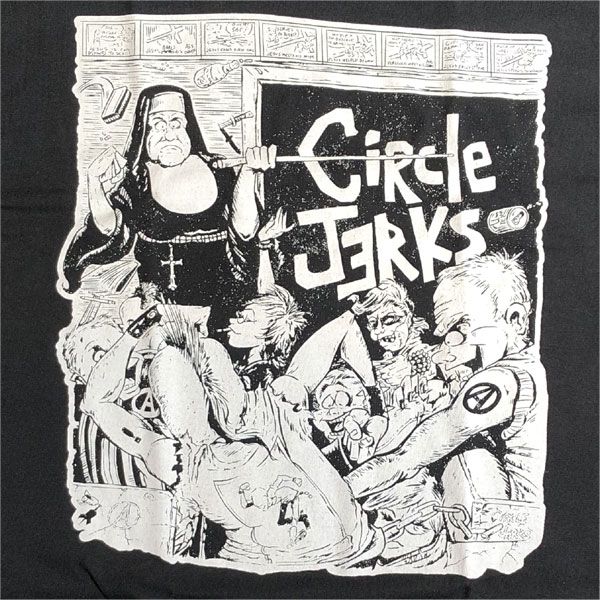CIRCLE JERKS Tシャツ SCHOOL BLACK オフィシャル