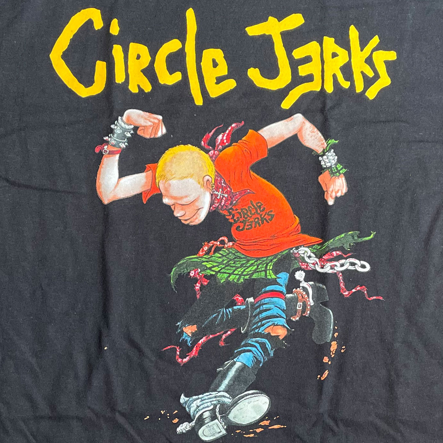 CIRCLE JERKS Tシャツ SKUNKER COLOR オフィシャル