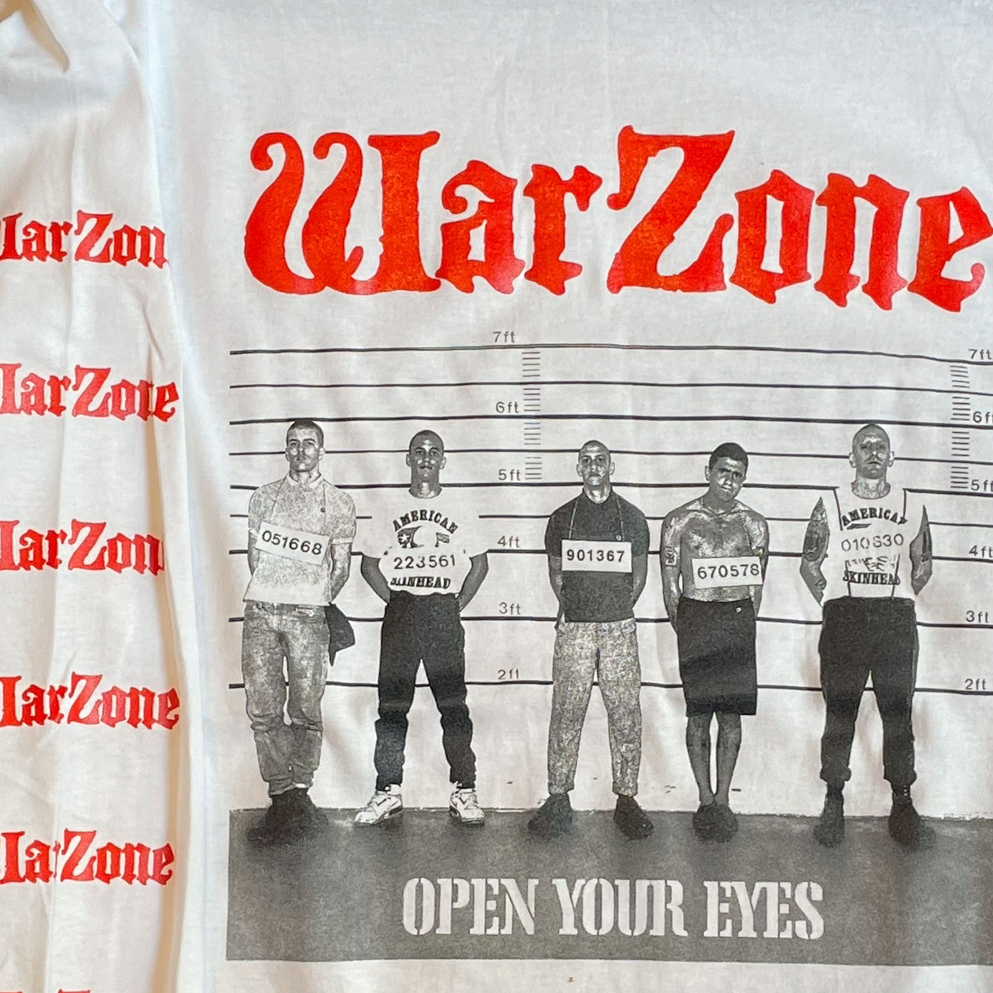 WARZONE ロングスリーブTシャツ OPEN YOUR EYES