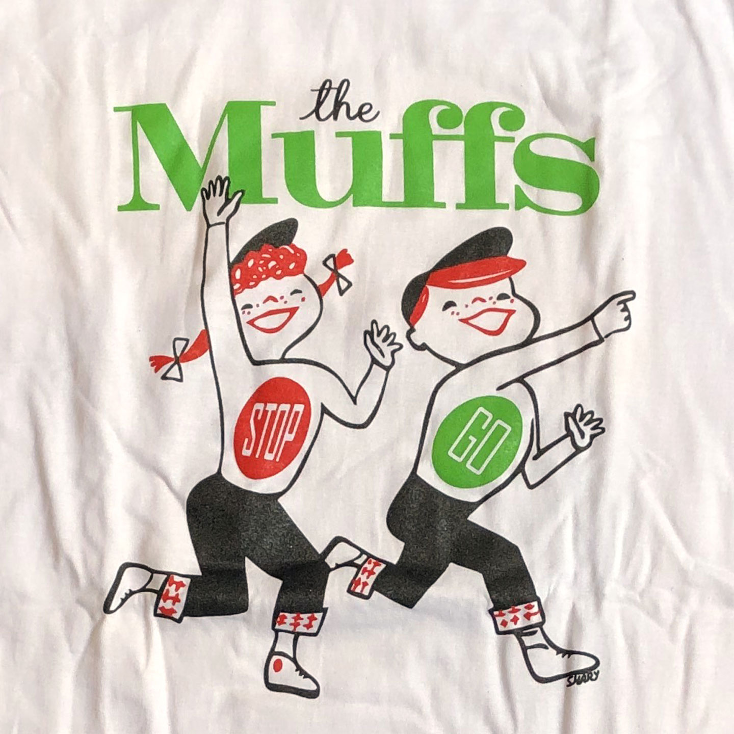 THE MUFFS トリムTシャツ STOP AND GO