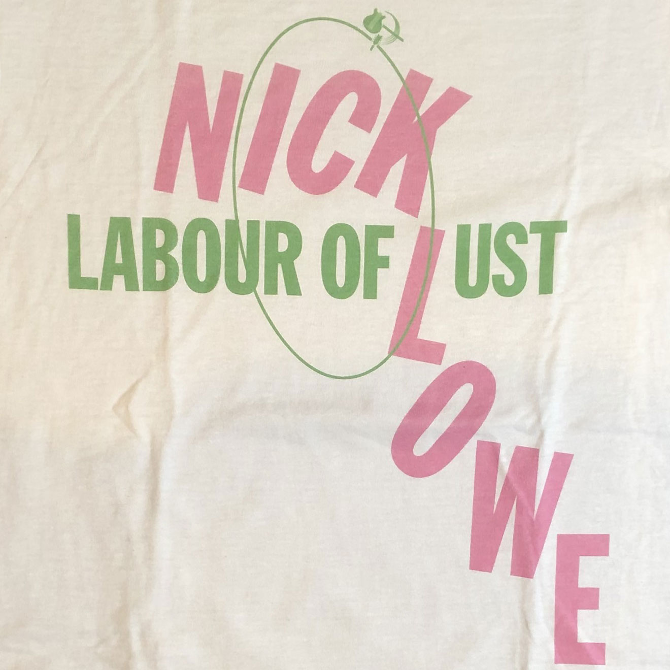 NICK LOWE Tシャツ LABOUR OF LUST