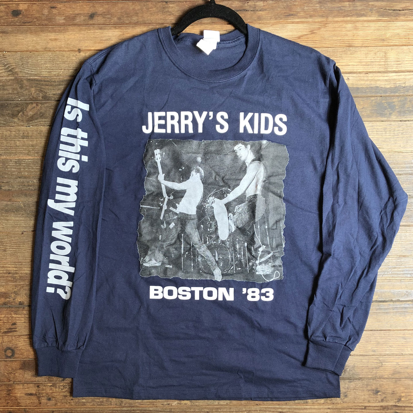 JERRY'S KIDS ロングスリーブTシャツ IS THIS MY WORLD?