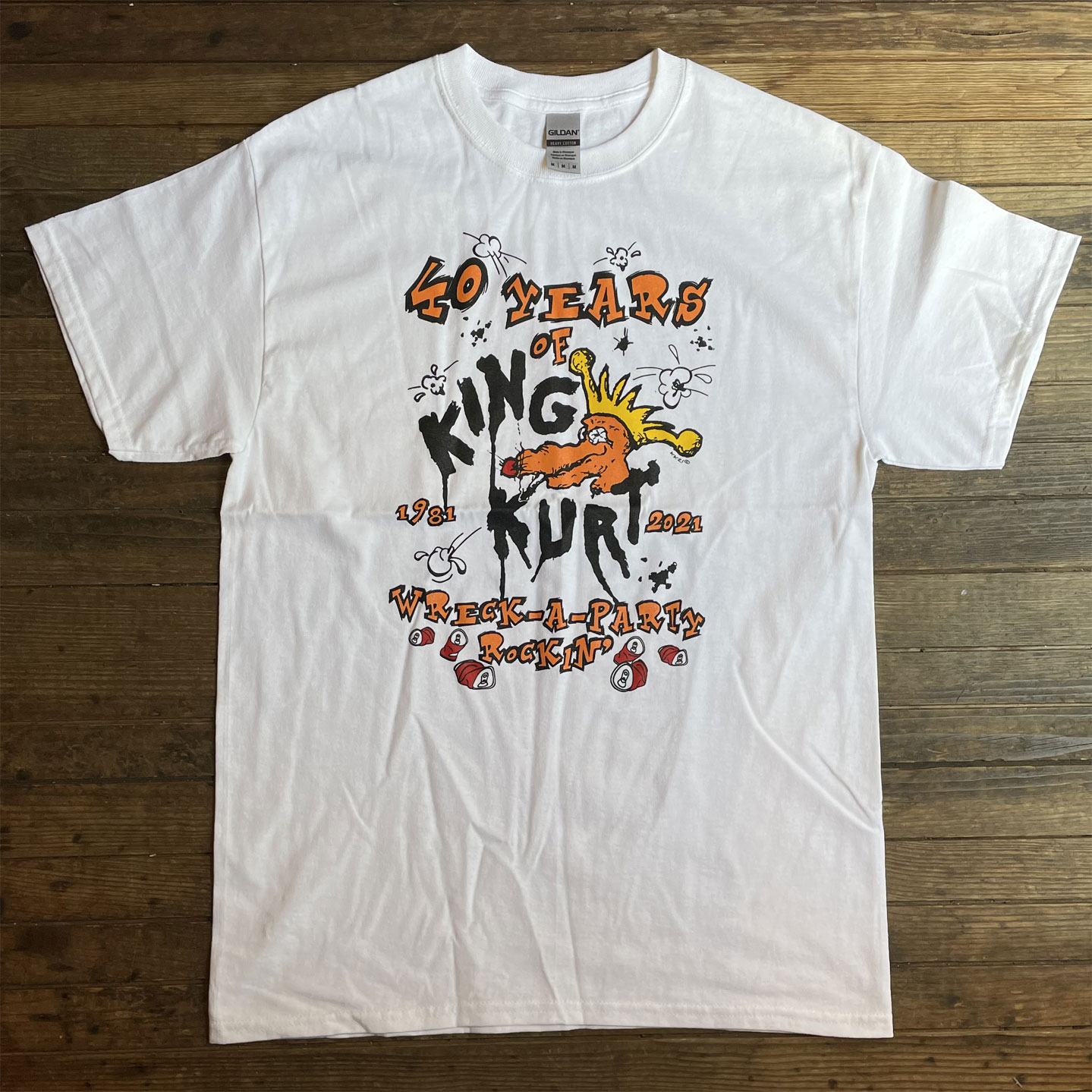 KING KURT Tシャツ 40YEARS オフィシャル
