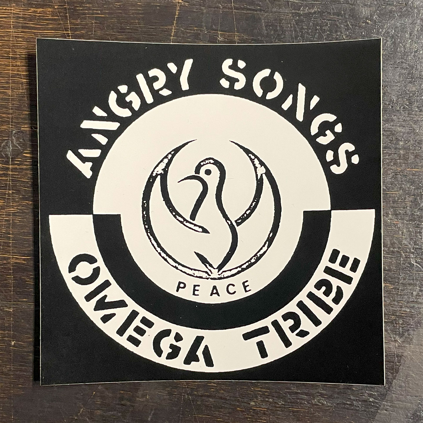 OMEGA TRIBE ステッカー ANGRY SONG