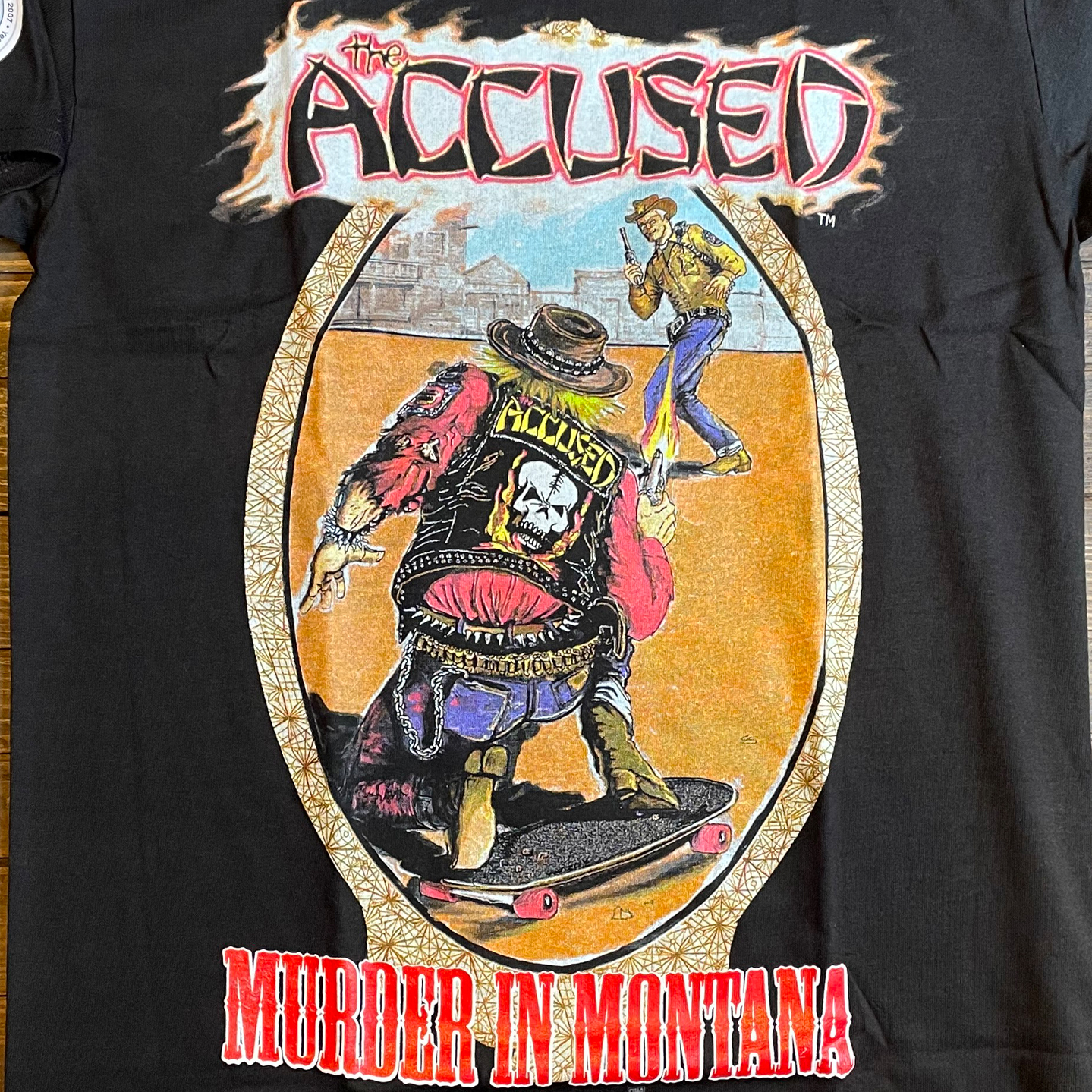 thumbnail image 2 of THE ACCUSED The Return Of Martha Splatterhead Early '00 Vtg Black T 2 of 10