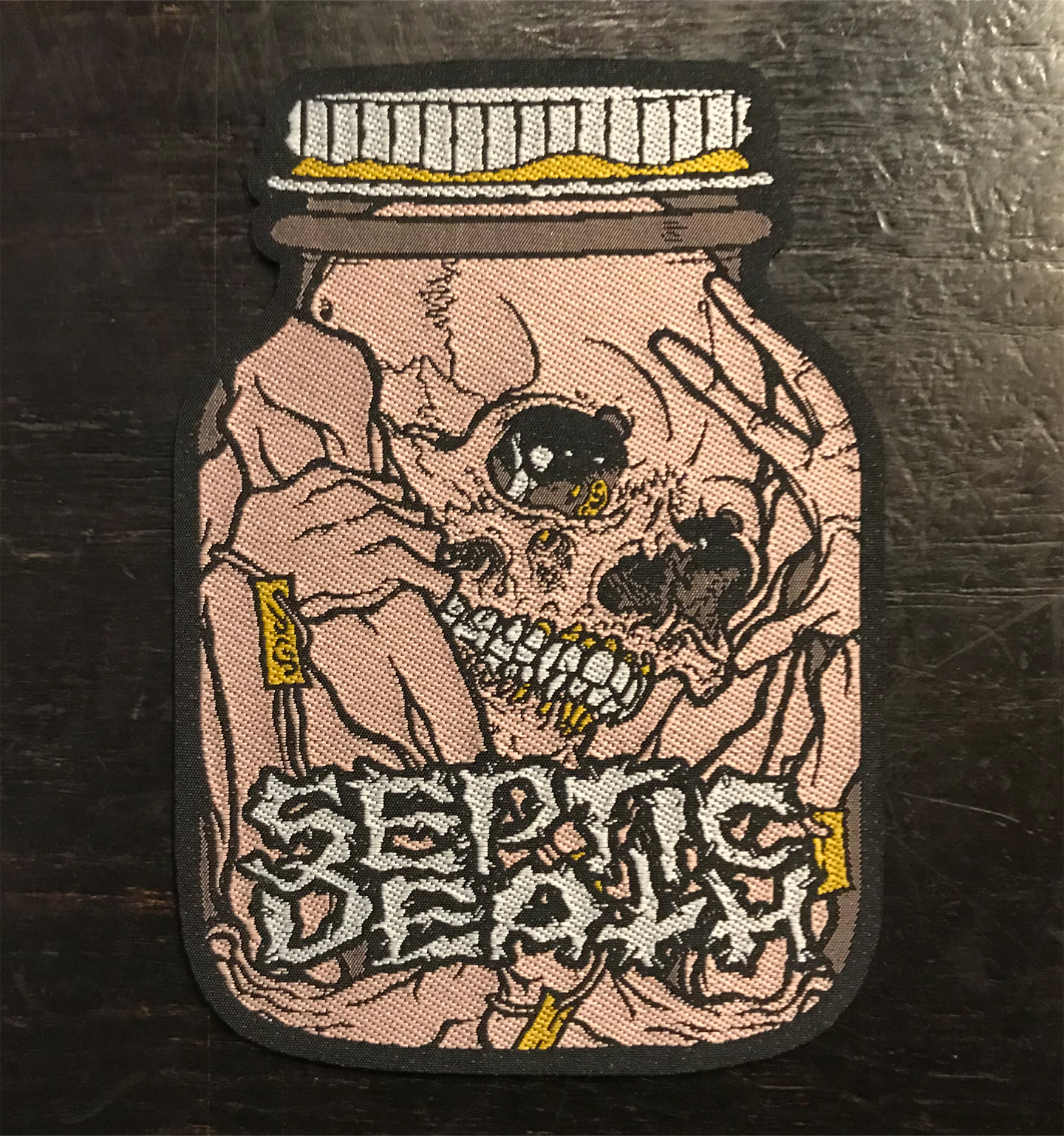SEPTIC DEATH 刺繍ワッペン Bottle