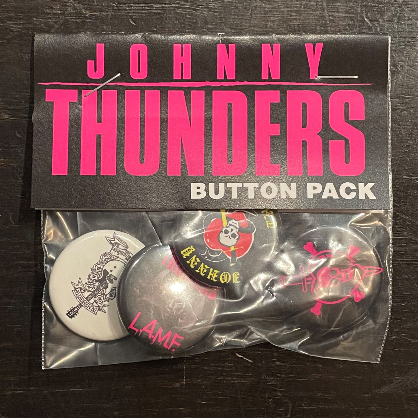 JOHNNY THUNDERS AND THE HEARTBREAKERS バッジセット