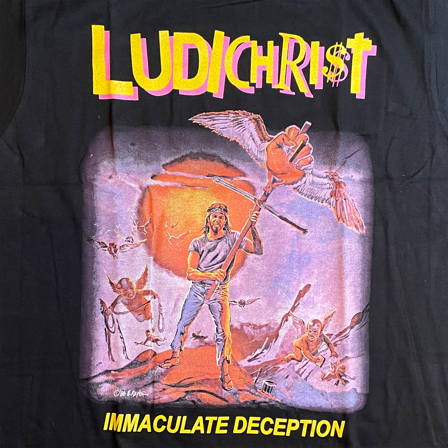 LUDICHRIST Tシャツ Immaculate Deception オフィシャル