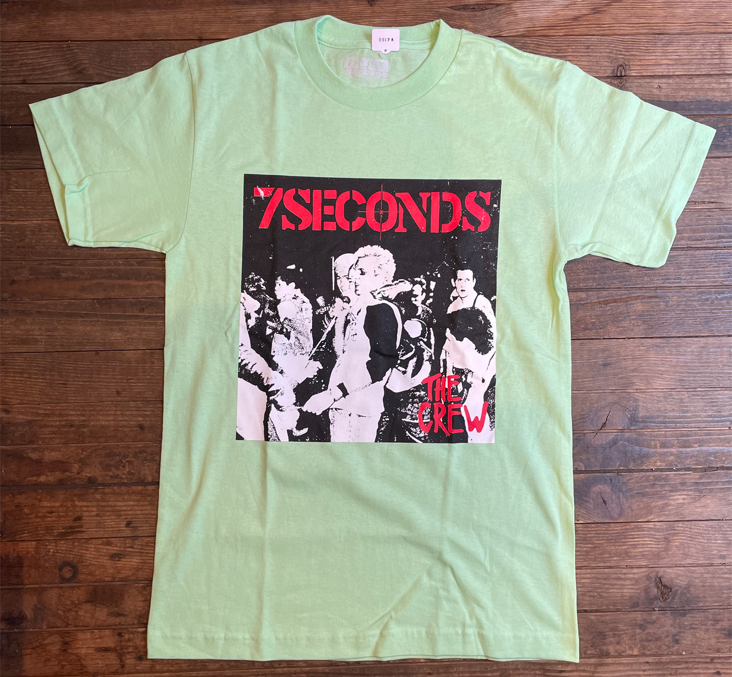 7SECONDS Tシャツ THE CREW mint オフィシャル！