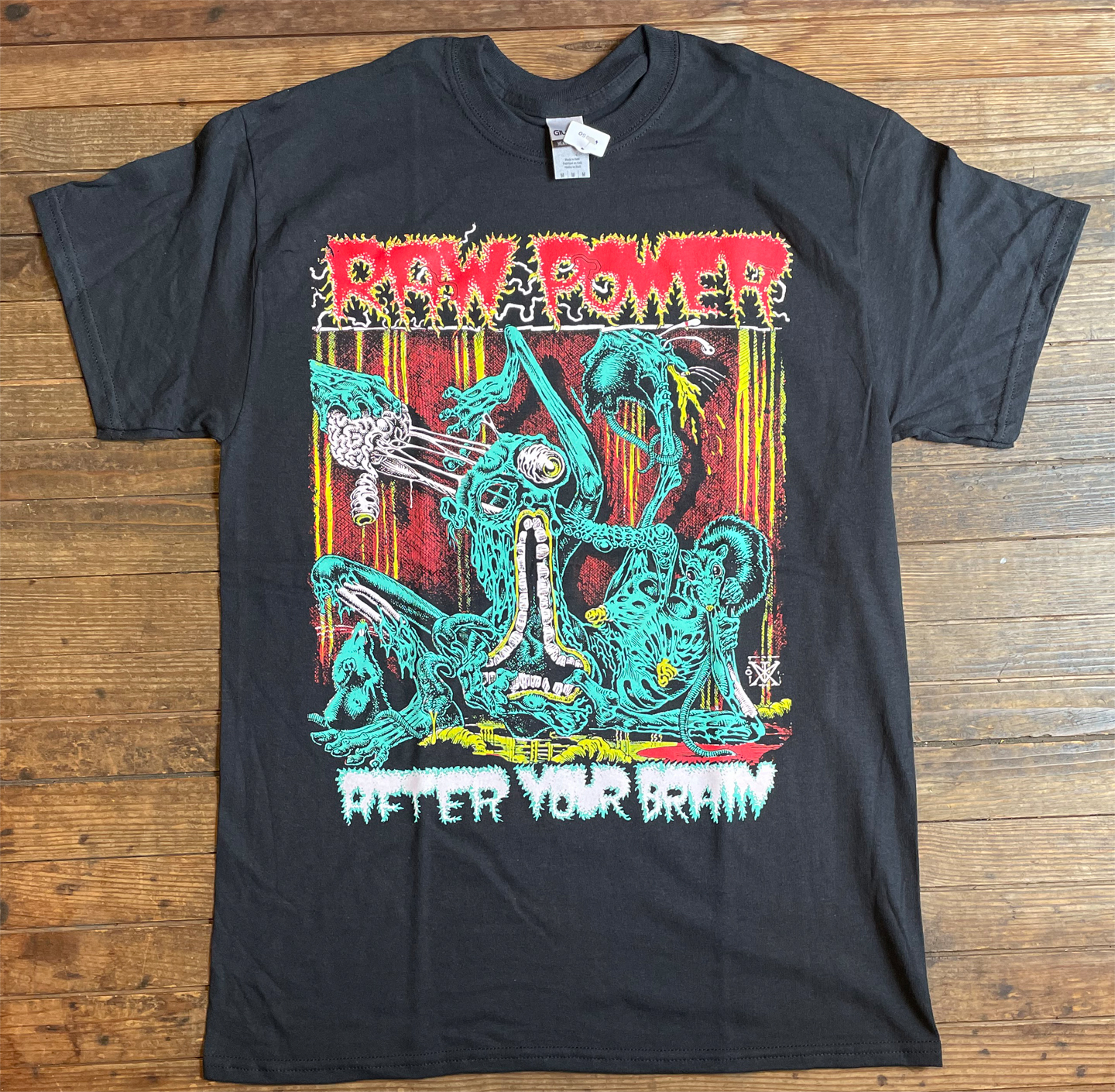 RAW POWER Tシャツ AFTER YOUR BRAIN オフィシャル!