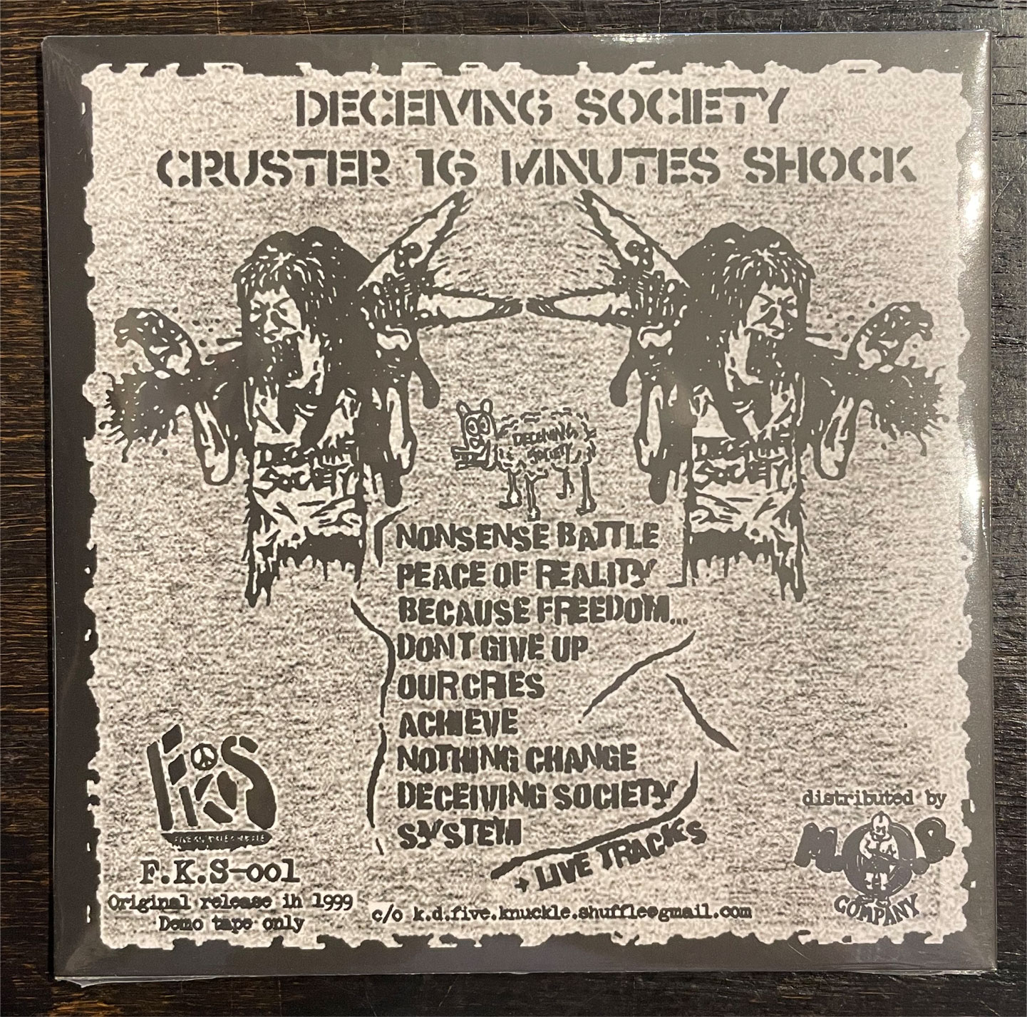 DECEIVING SOCIETY CD CRUSTER 16 MINUTES SHOCK (LTD.500) | 45REVOLUTION