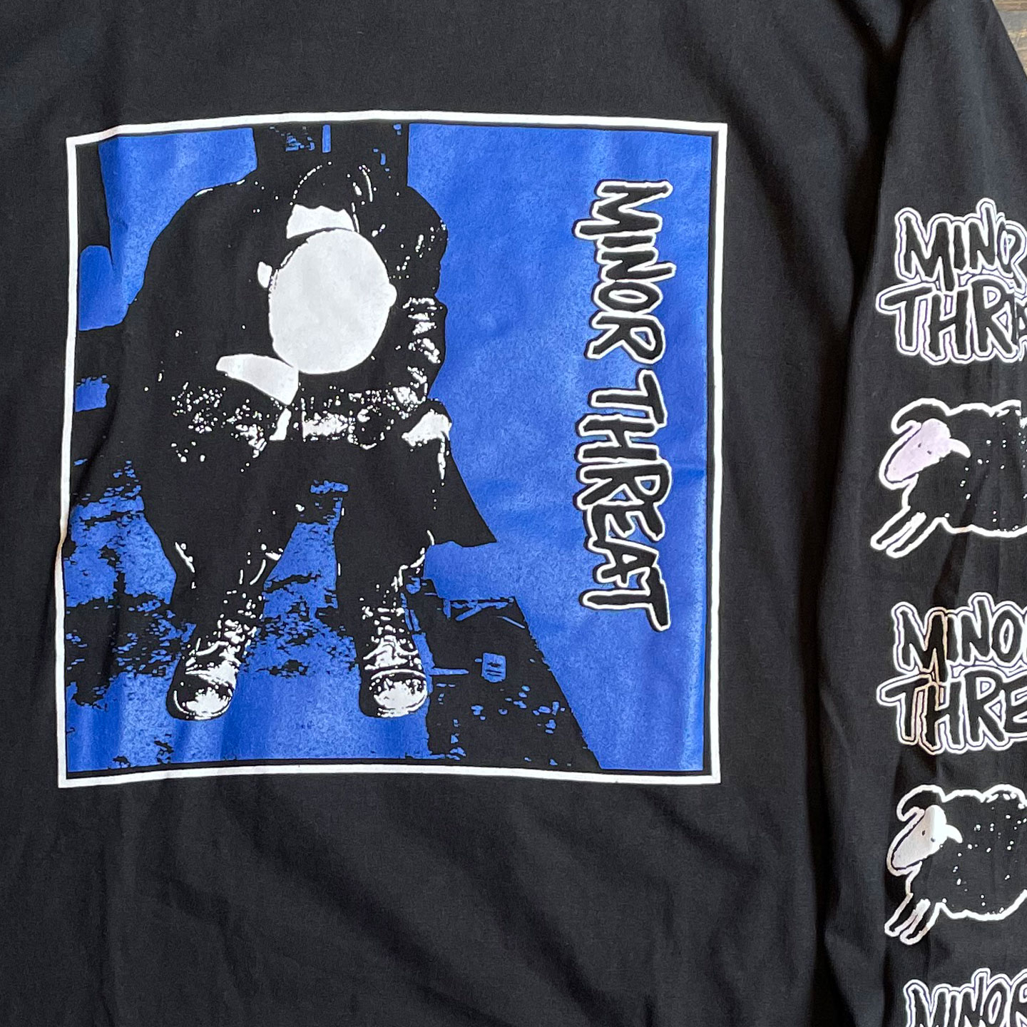 MINOR THREAT ロングスリーブTシャツ I can't keep up