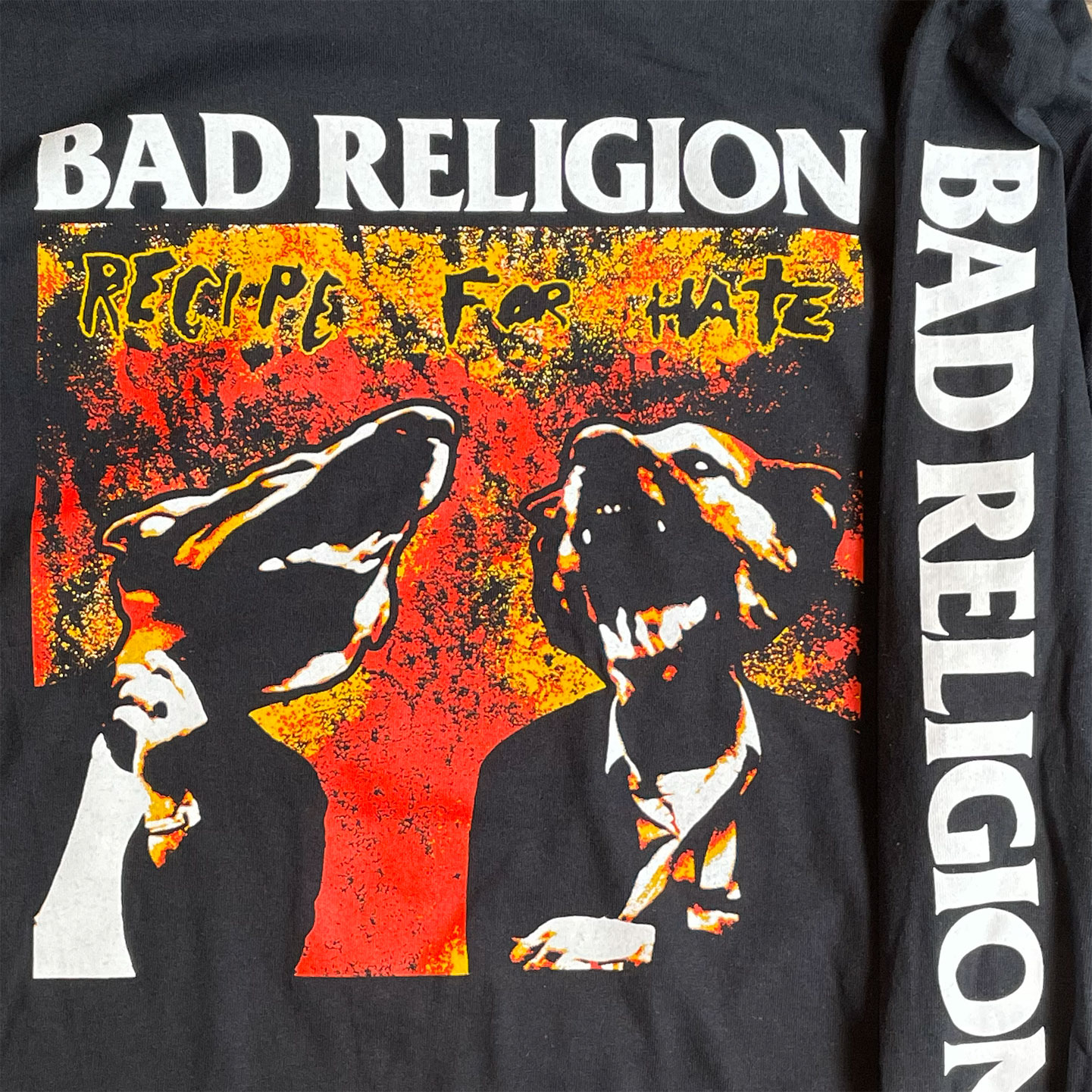 BAD RELIGION ロングスリーブTシャツ TOUR