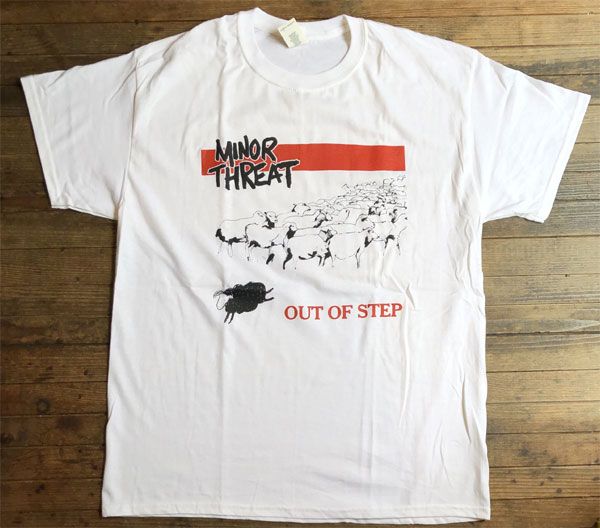 MINOR THREAT Tシャツ OUT OF STEP２