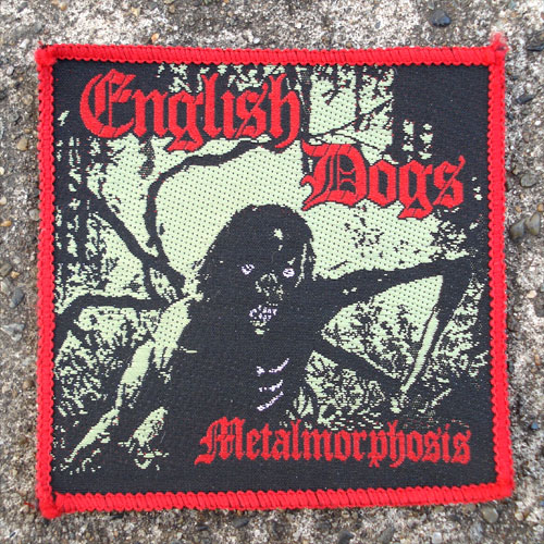 ENGLISH DOGS 刺繍ワッペン Metalmorphosis