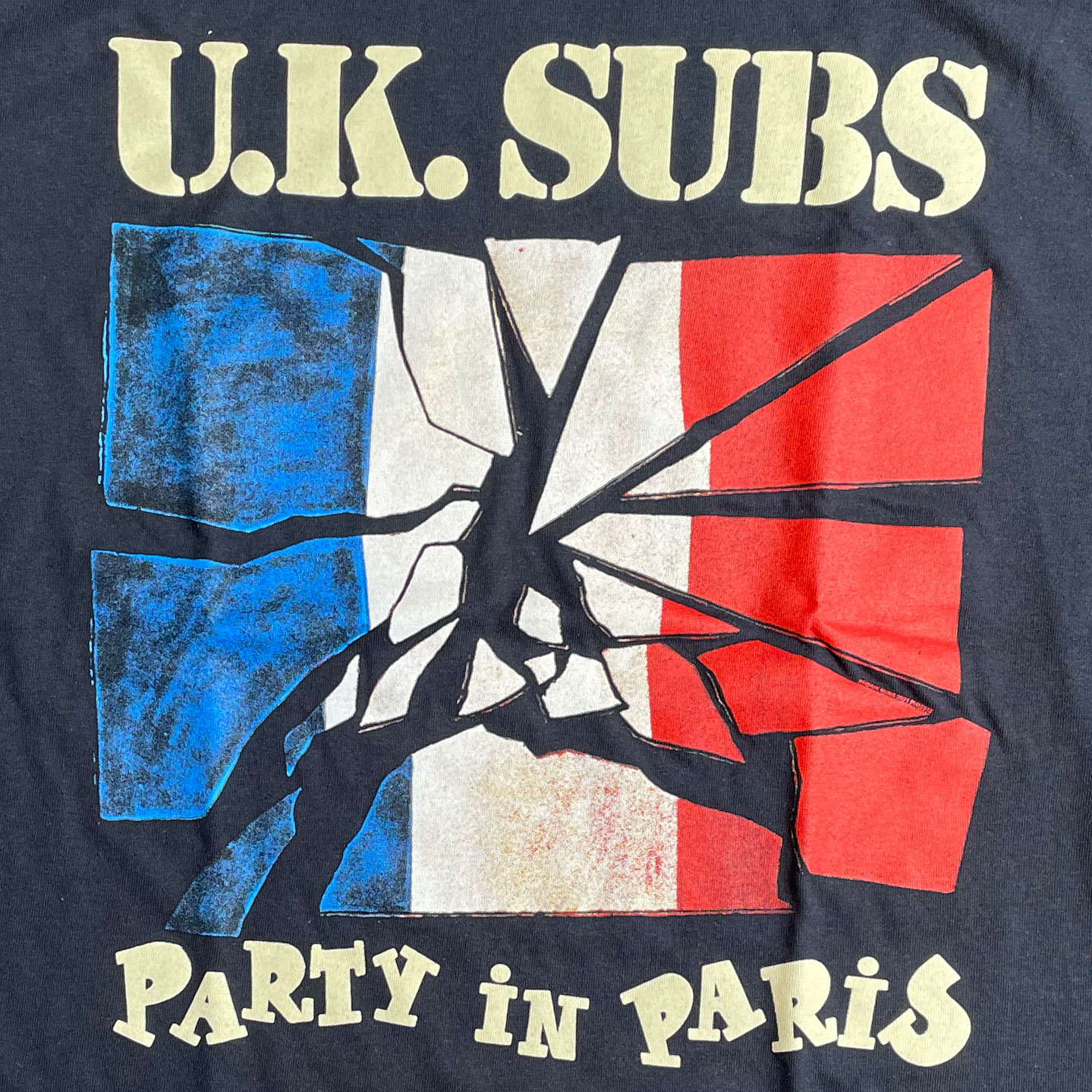 UK SUBS Tシャツ PARTY IN PARIS オフィシャル