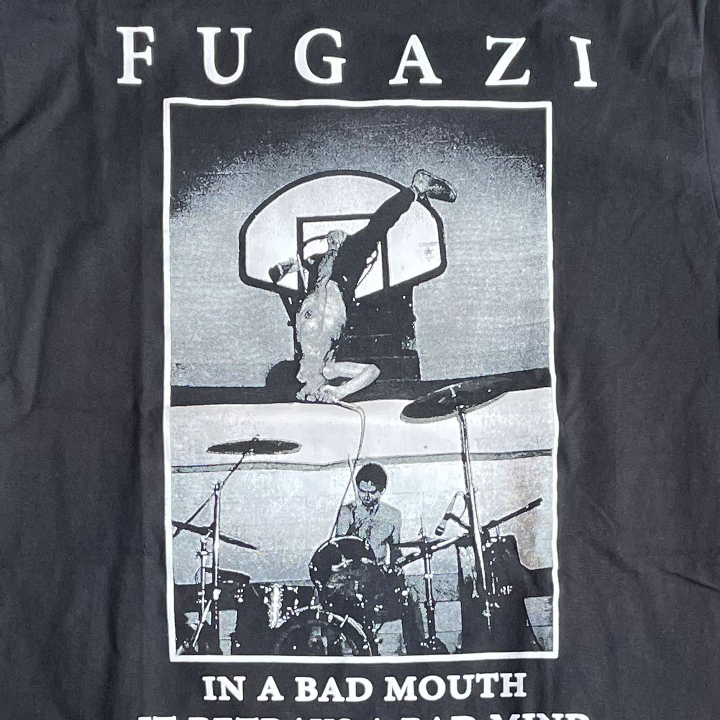 FUGAZI Tシャツ in a bad mouth