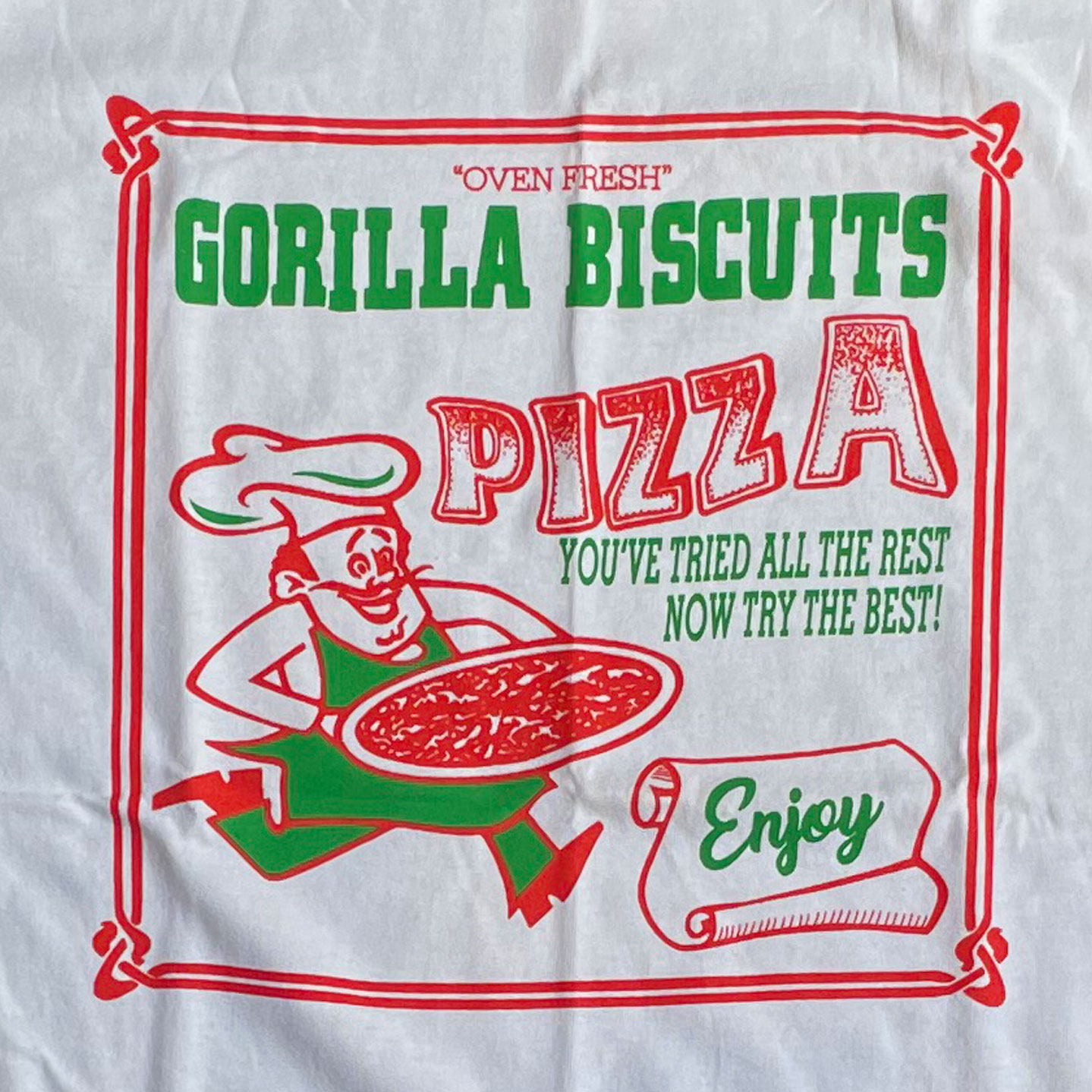 GORILLA BISCUITS Tシャツ PIZZA オフィシャル