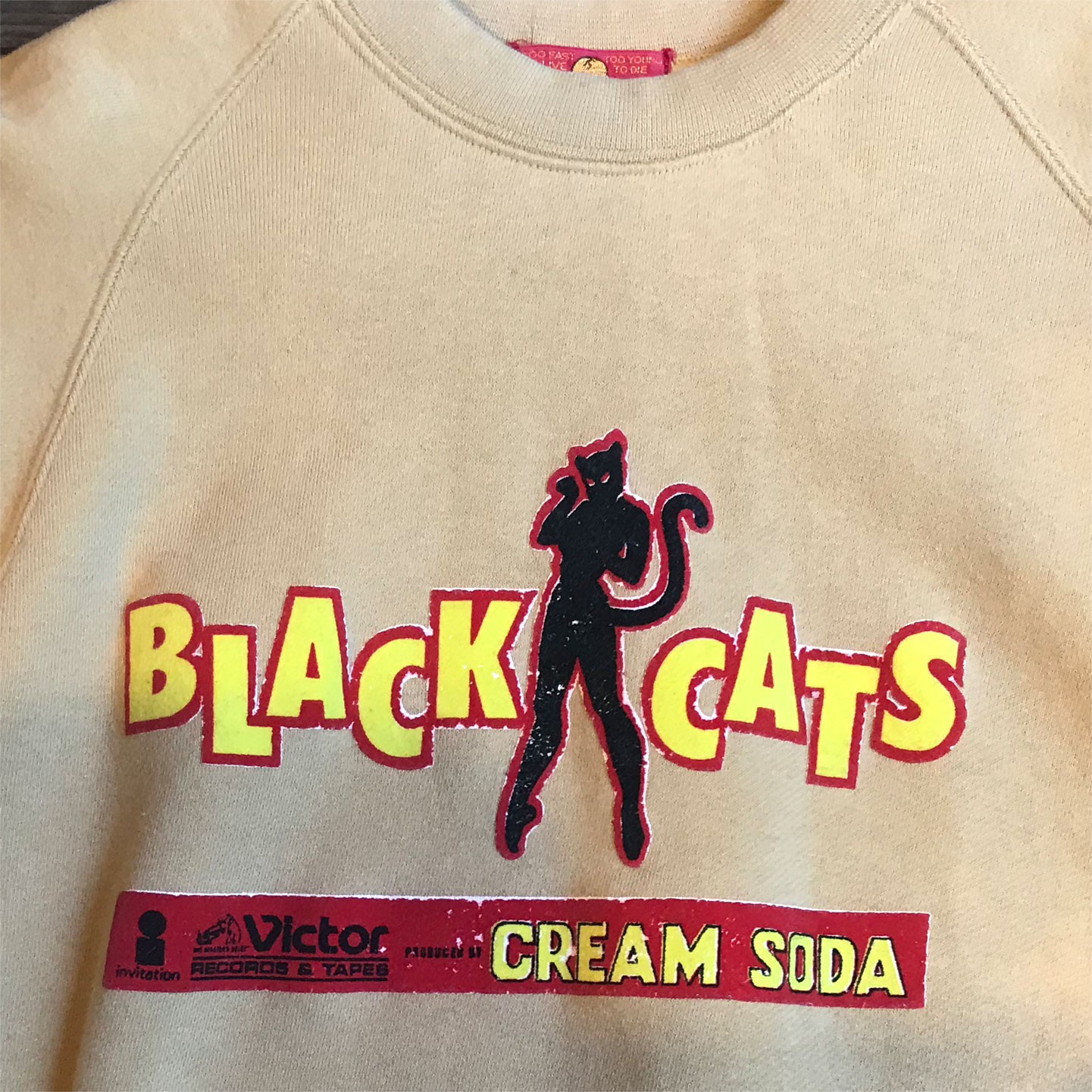 USED! BLACK CATS スウェット ビンテージ
