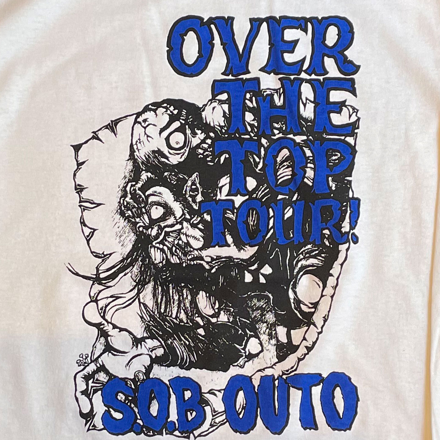 SOB OUTO  over the top tour!  Tシャツレア物over