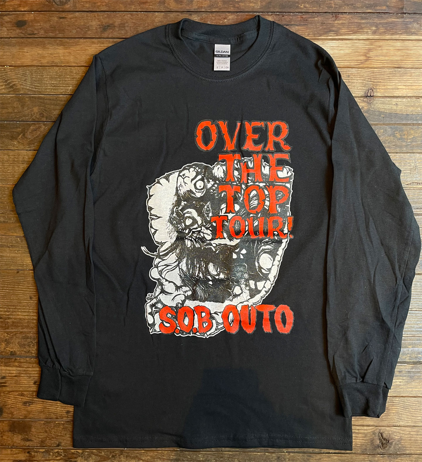 S.O.B x OUTO ロングスリーブTシャツ OVER THE TOP TOUR | 45REVOLUTION