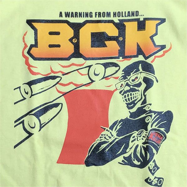 B.G.K. Tシャツ A WARNING FROM HOLLAND...