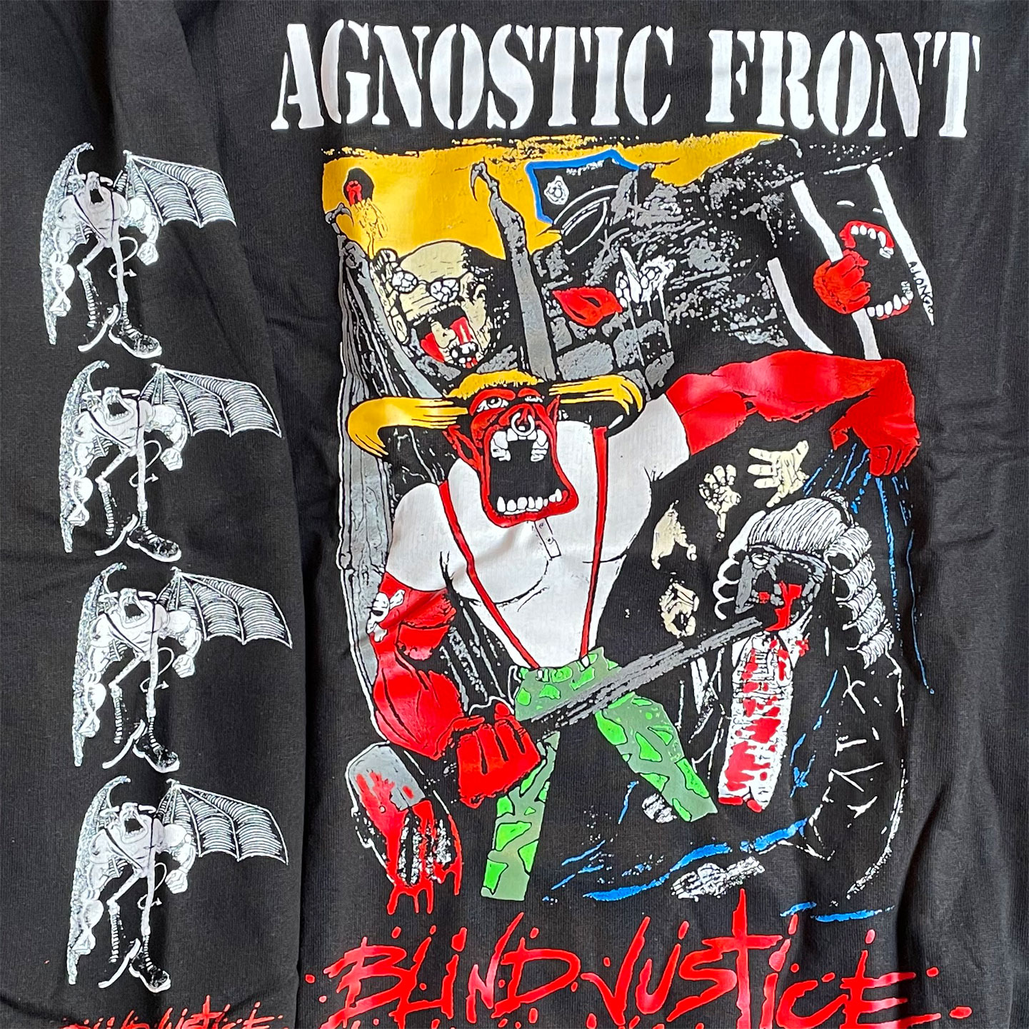 AGNOSTIC FRONT スウェット BLIND JUSTICE