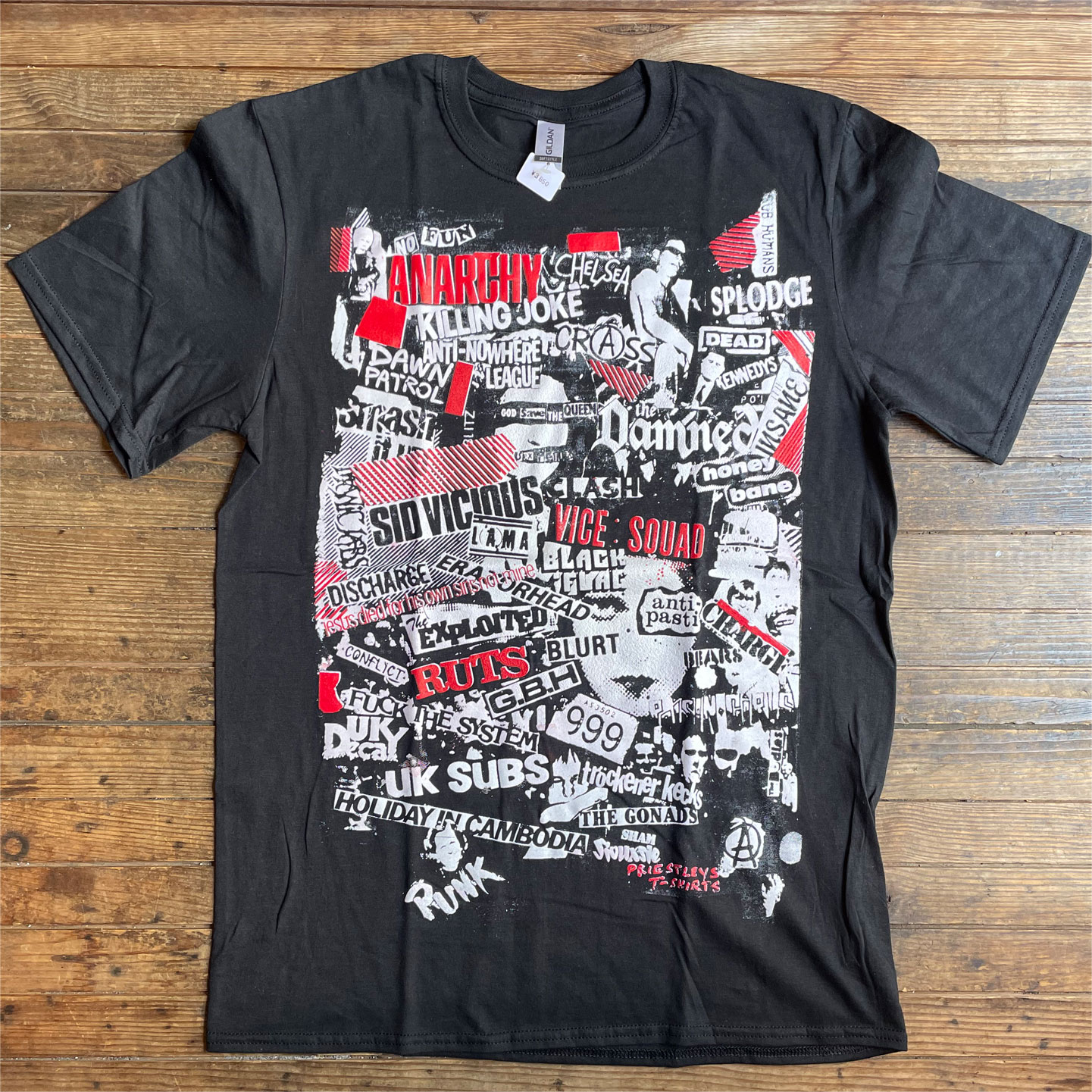 Punk collage Tシャツ