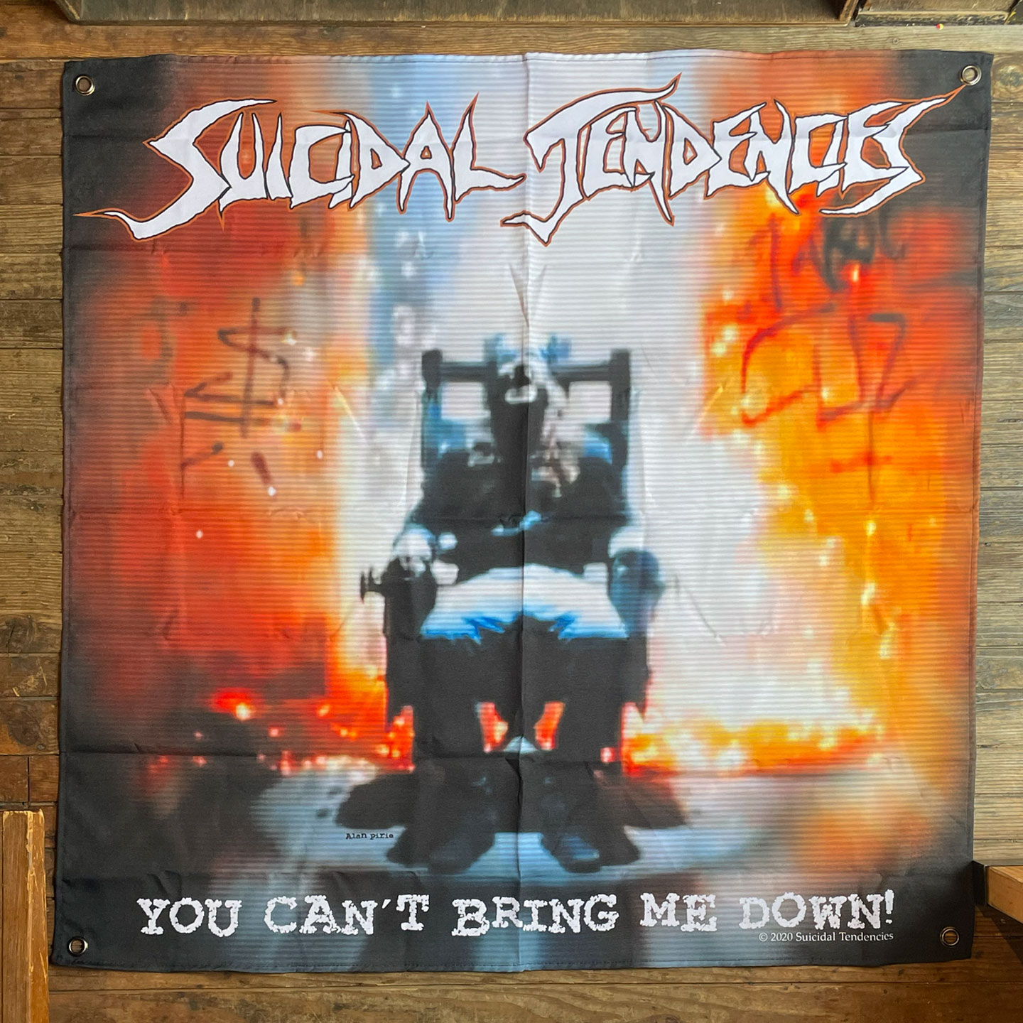 SUICIDAL TENDENCIES バナーFLAG YOU CAN'T BRING ME DOWN