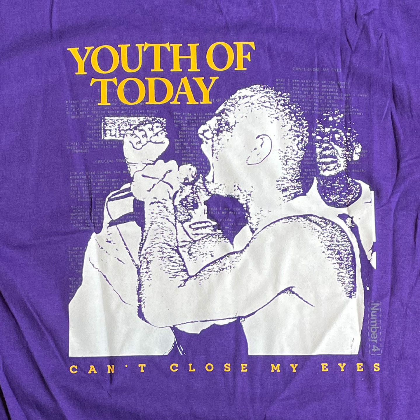 YOUTH OF TODAY Tシャツ POSITIVE FORCE オフィシャル