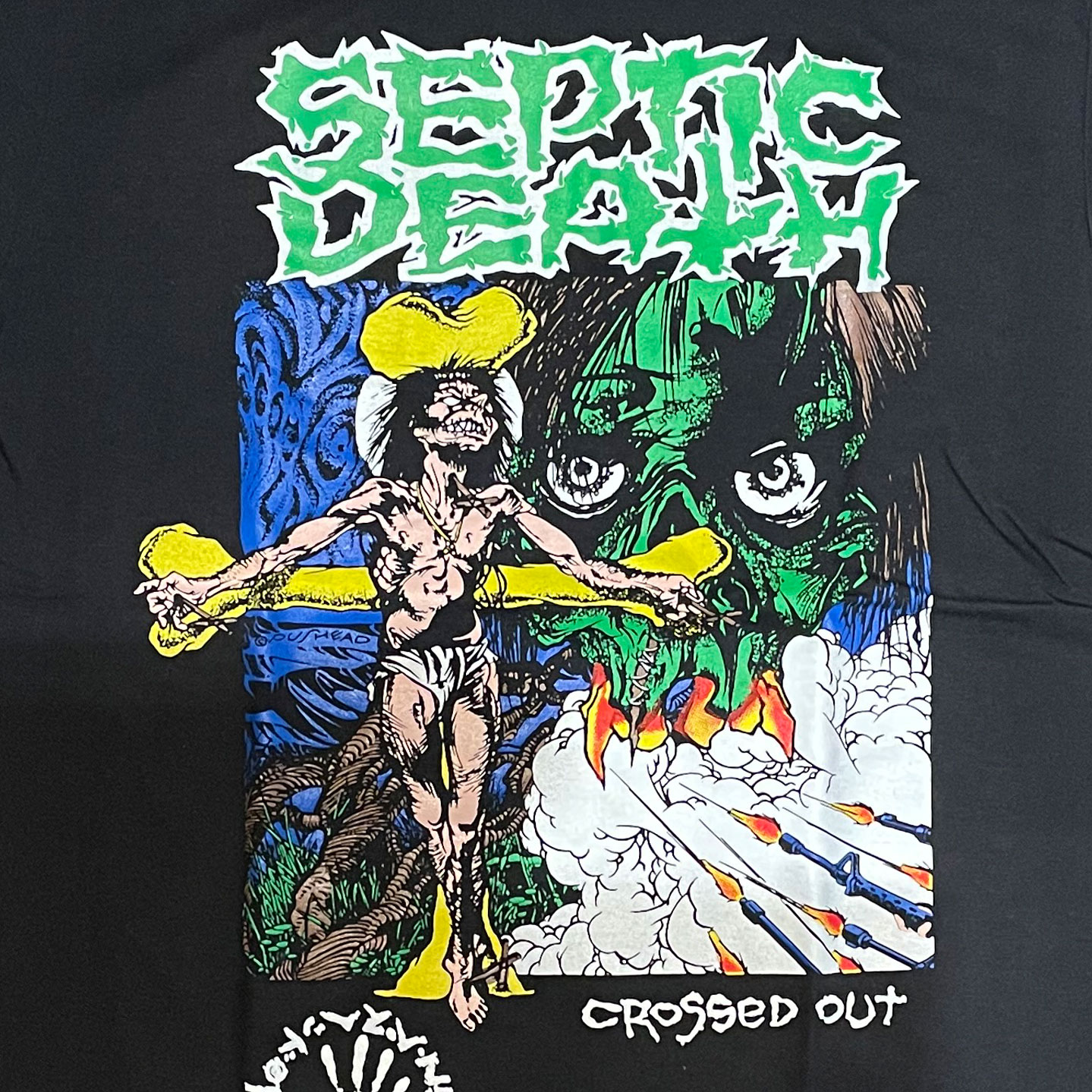 SEPTIC DEATH Tシャツ CROSSED OUT 2 