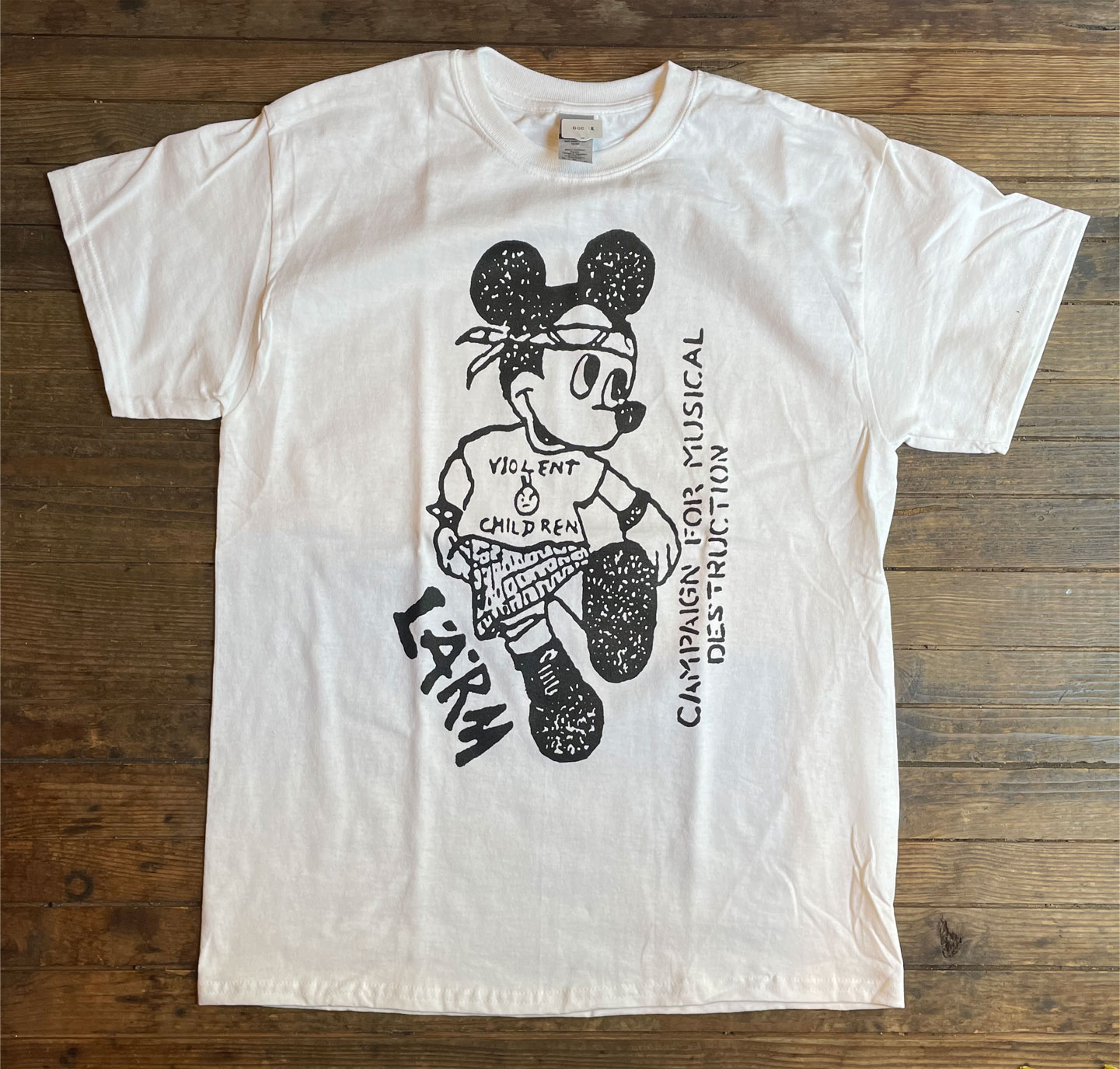 LARM Tシャツ CAMPAIGN FOR MUSICAL DESTRUCTION