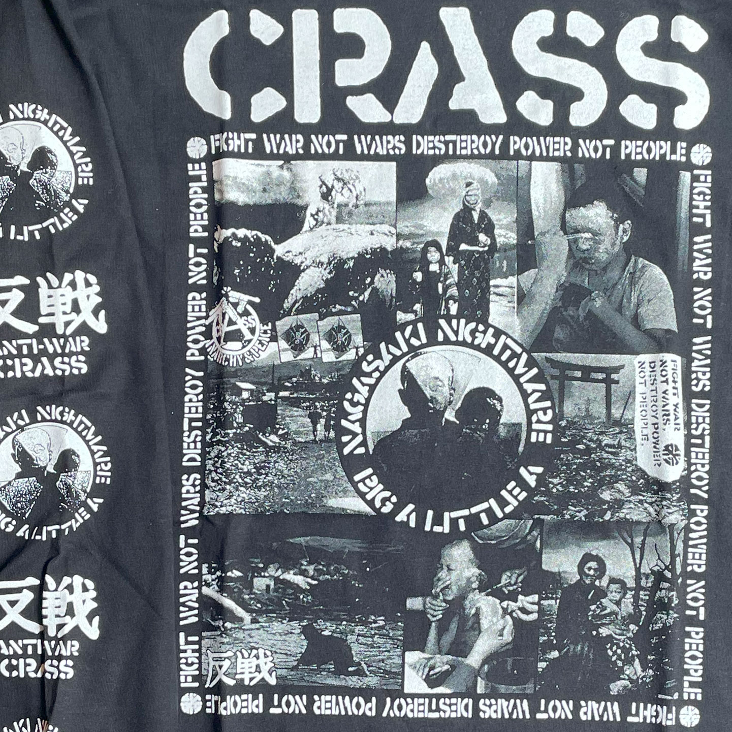 CRASS ロングスリーブTシャツ NAGASAKI NIGHTMARE2