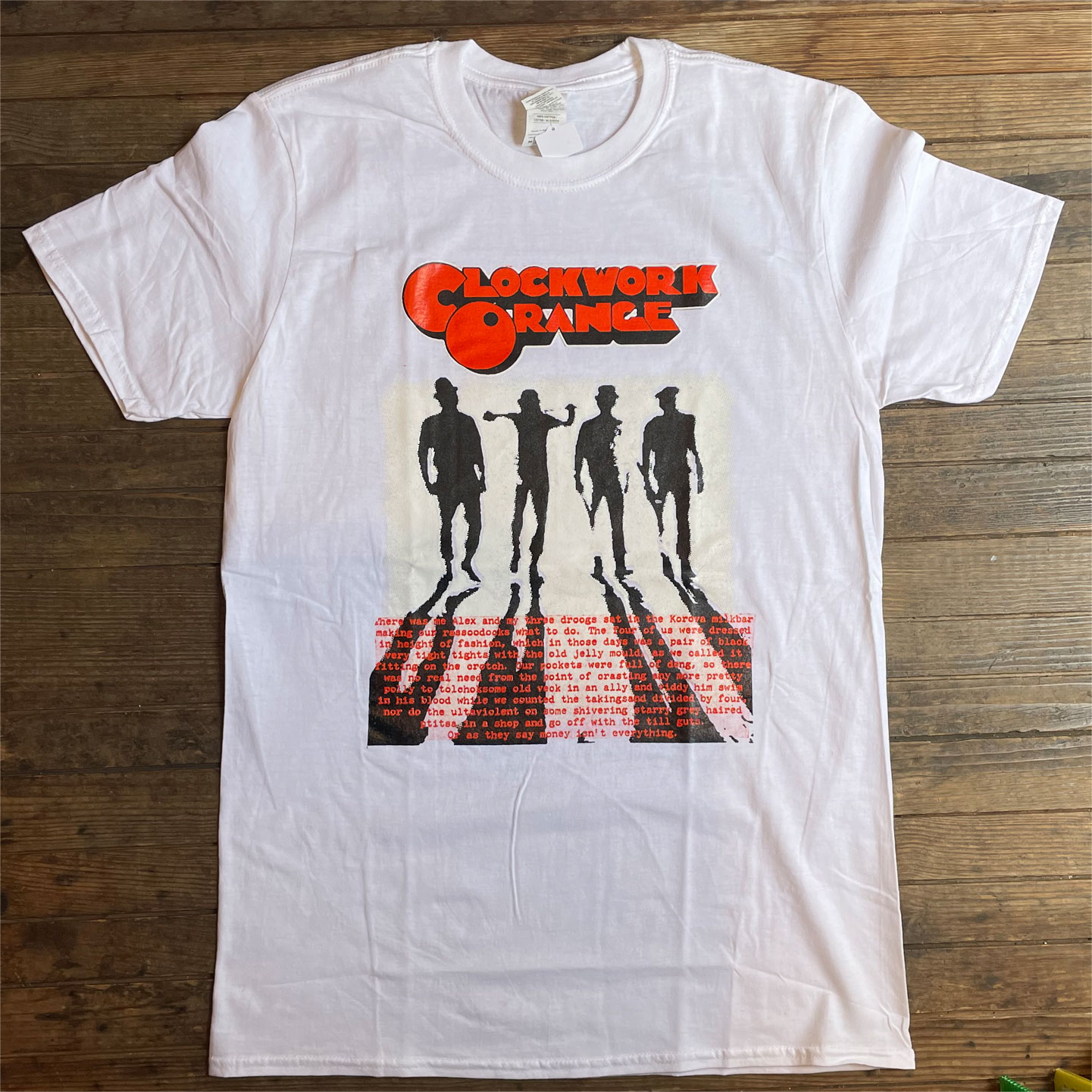 70s~80s CLOCKWORK ORANGE 染込　Tシャツ