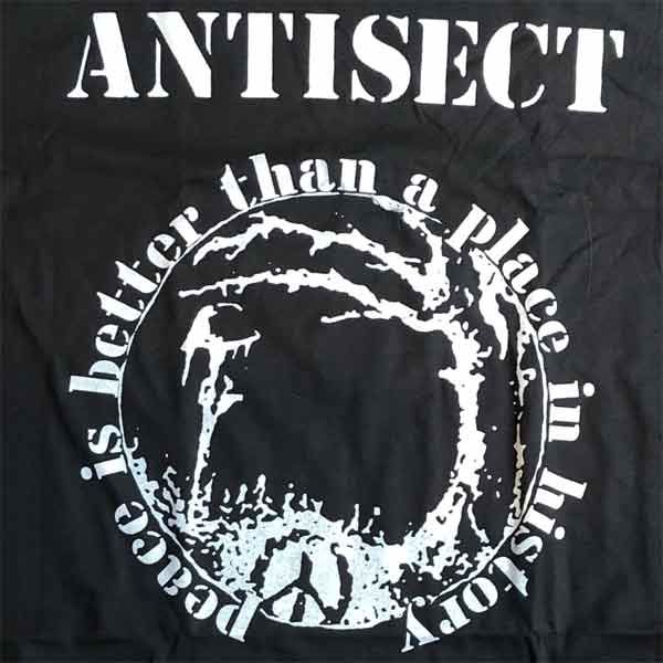 ANTISECT Tシャツ Peace Is Better Than A Place In History オフィシャル！