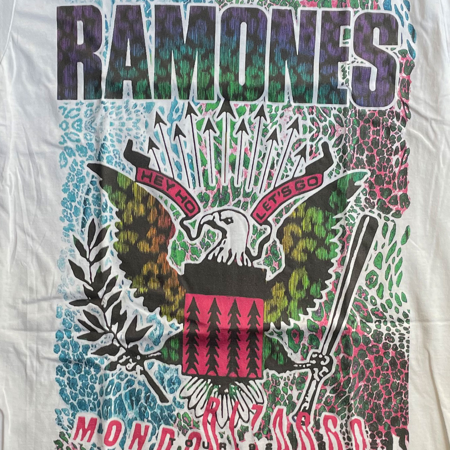 RAMONES Tシャツ Mondo Bizarro Tour オフィシャル