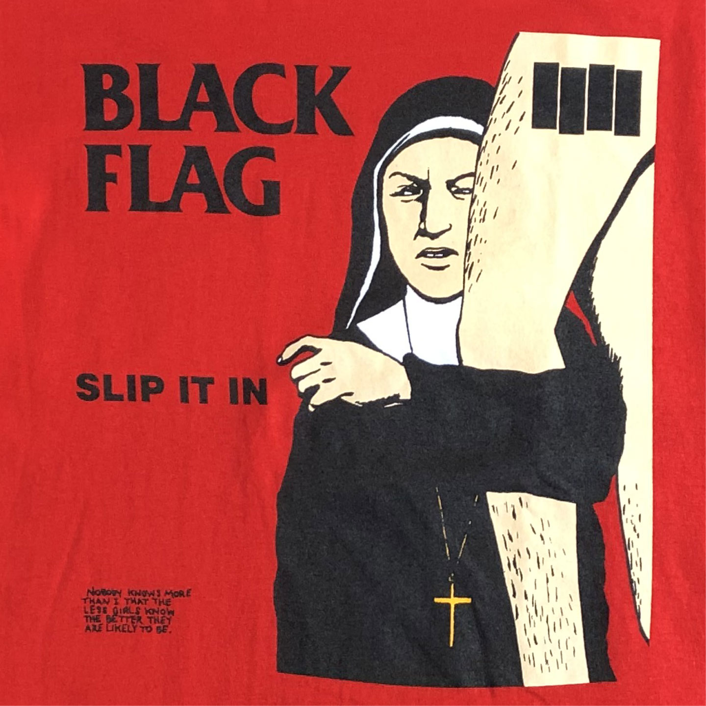 BLACK FLAG Tシャツ SLIP IT IN