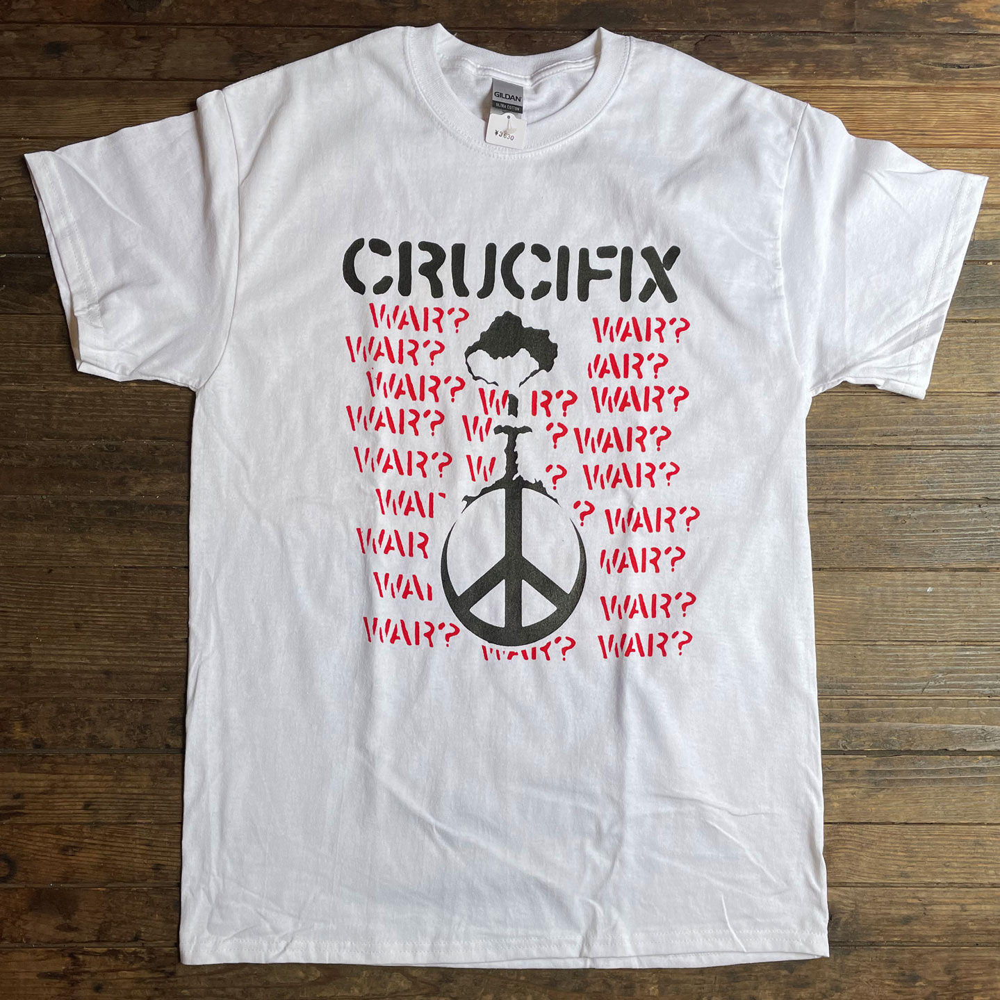 CRUCIFIX Tシャツ WAR?